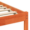 Sengestamme med hodegjerde Voksbrun 160 x 200 cm Heltre furu