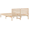Sengestamme med hodegjerde Brun 120 x 190 cm Heltre furu