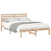 Sengestamme med hodegjerde Brun 120 x 190 cm Heltre furu