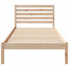 Sengestamme med hodegjerde Brun 90 x 210 cm Heltre furu