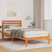 Sengestamme med hodegjerde Vokset Brun 100 x 210 cm Massiv furu