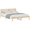 Sengestamme med hodegjerde Brun 160 x 210 cm Heltre furu