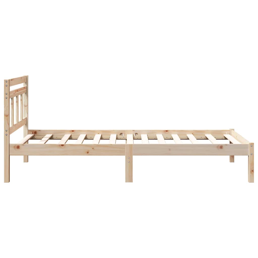Sengestamme Brun 90 x 200 cm Massiv furu