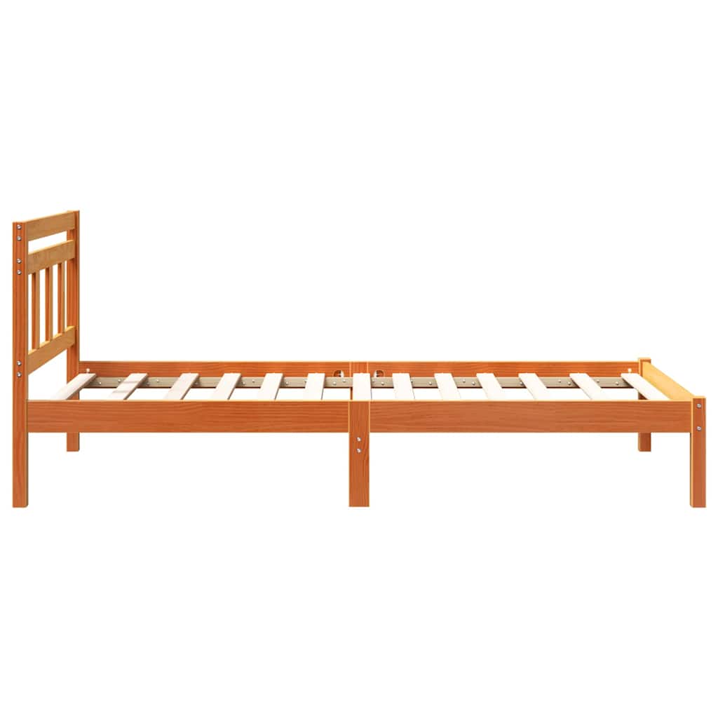 Sengestamme Brun 100 x 200 cm Massiv furu