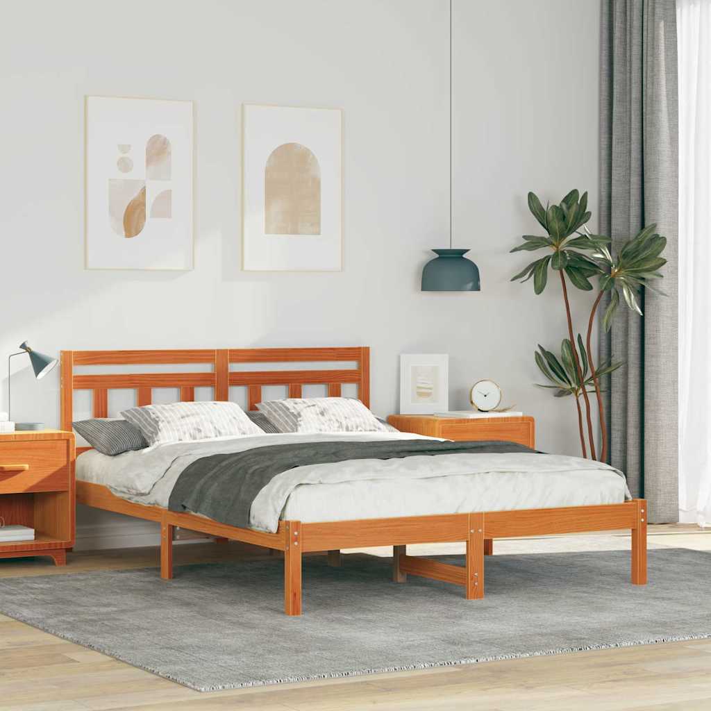 Sengestamme Brun 120 x 190 cm Massiv furu