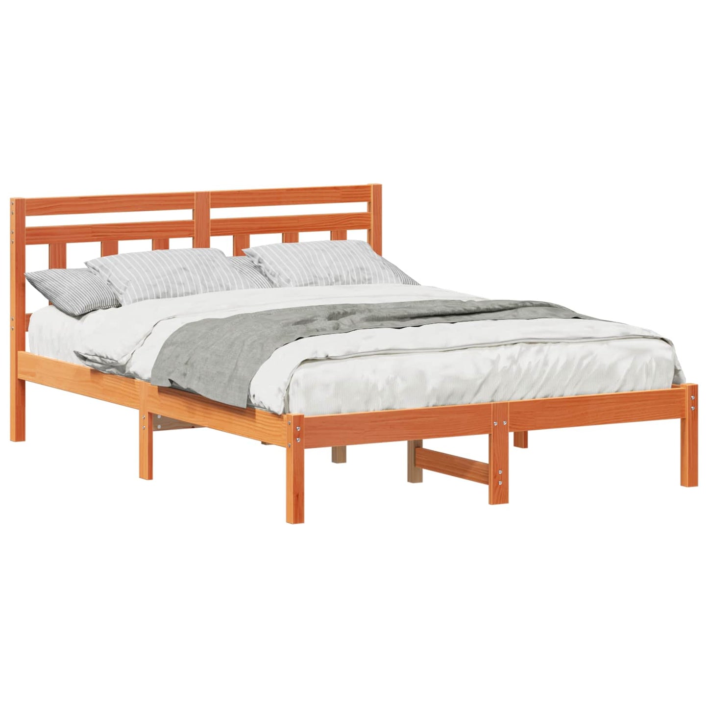 Sengestamme Brun 120 x 190 cm Massiv furu