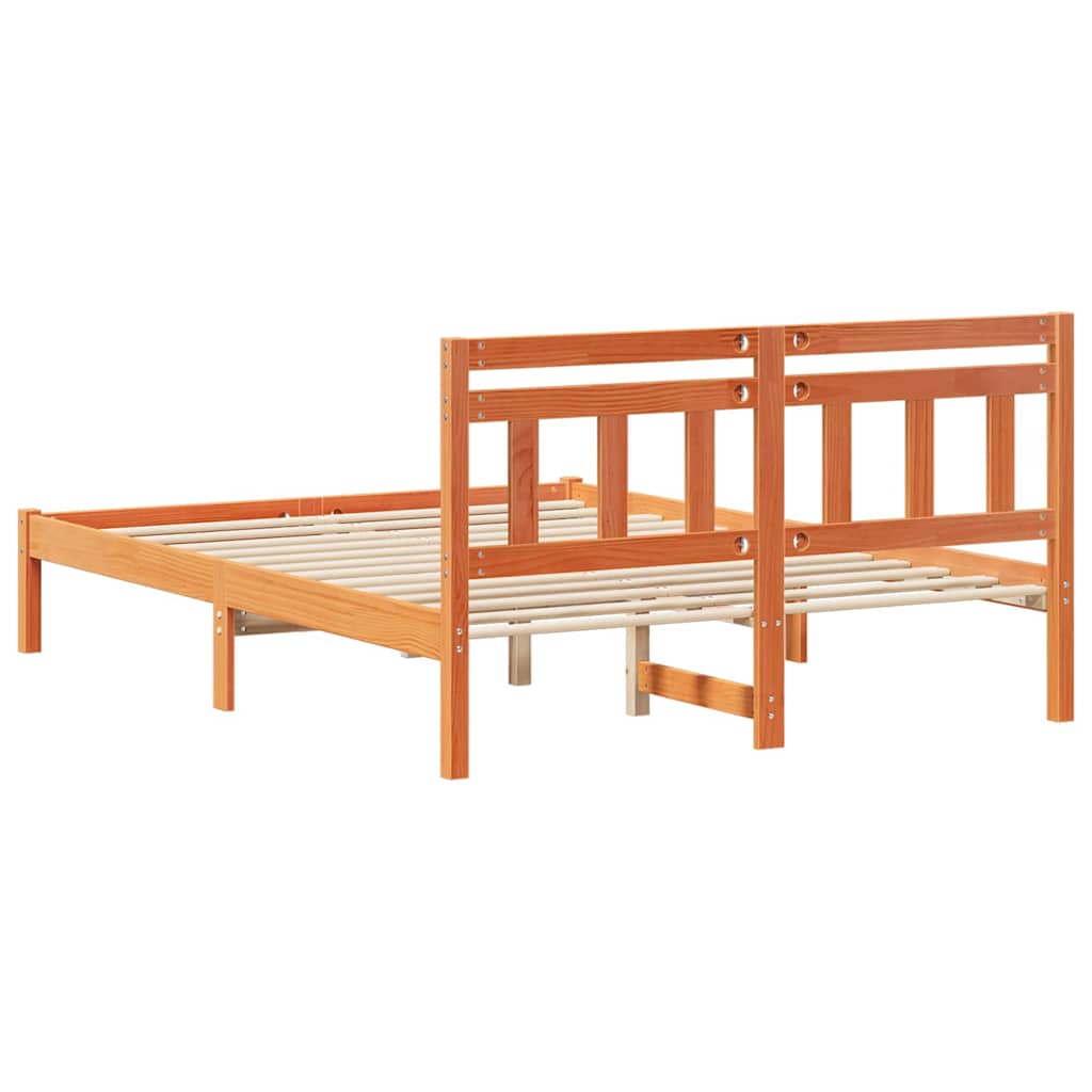 Sengestamme Brun 120 x 190 cm Massiv furu