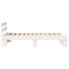 Sengestamme med hodegjerde Hvit 80 x 200 cm Heltre furu