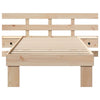 Sengestamme med hodegjerde Brun 75 x 190 cm Heltre furu