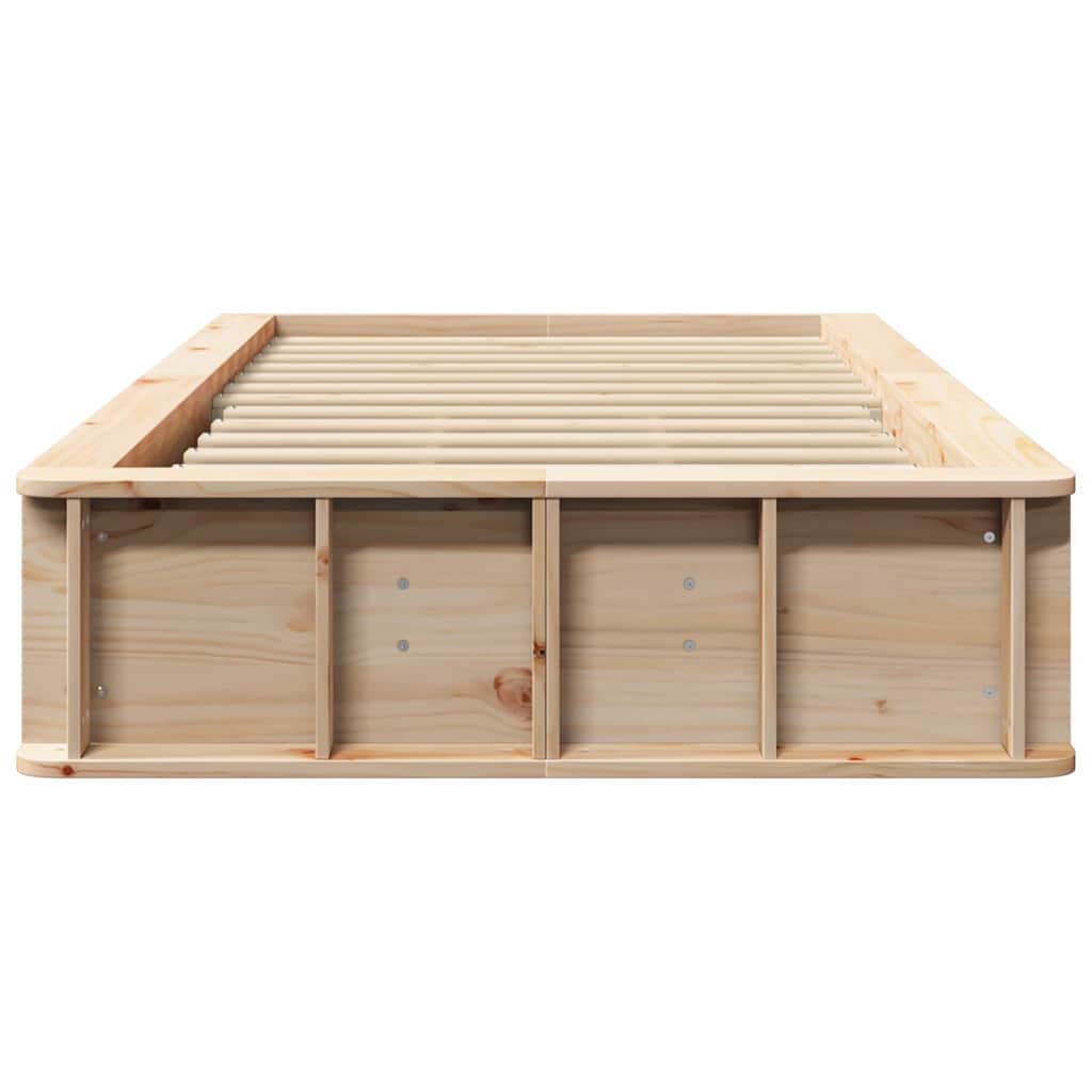 Sengestamme Vokset Brun 75 x 190 cm Massiv furu