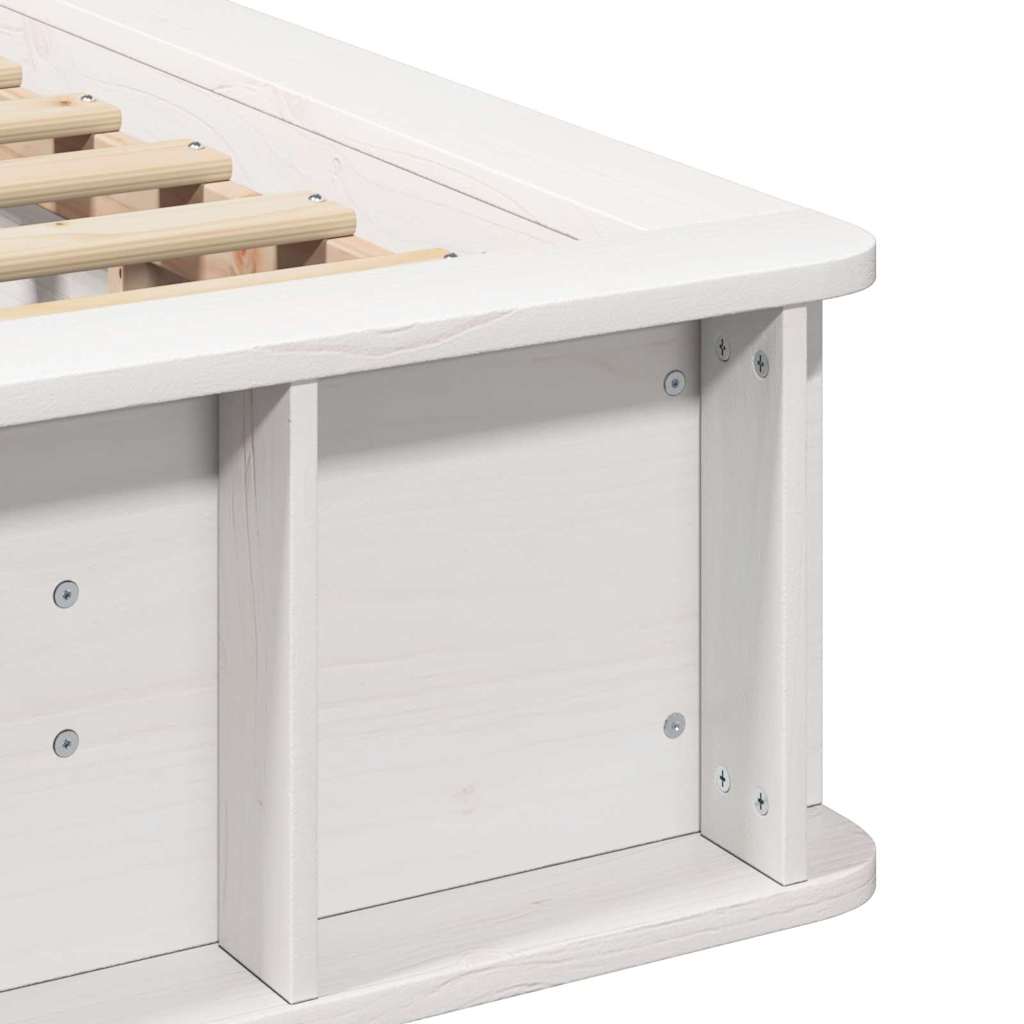 Sengestamme Hvit 75 x 190 cm Massiv furu