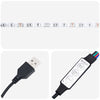 Sengestamme med LED -stripelys Voksbrun 90 x 200 cm Heltre furu