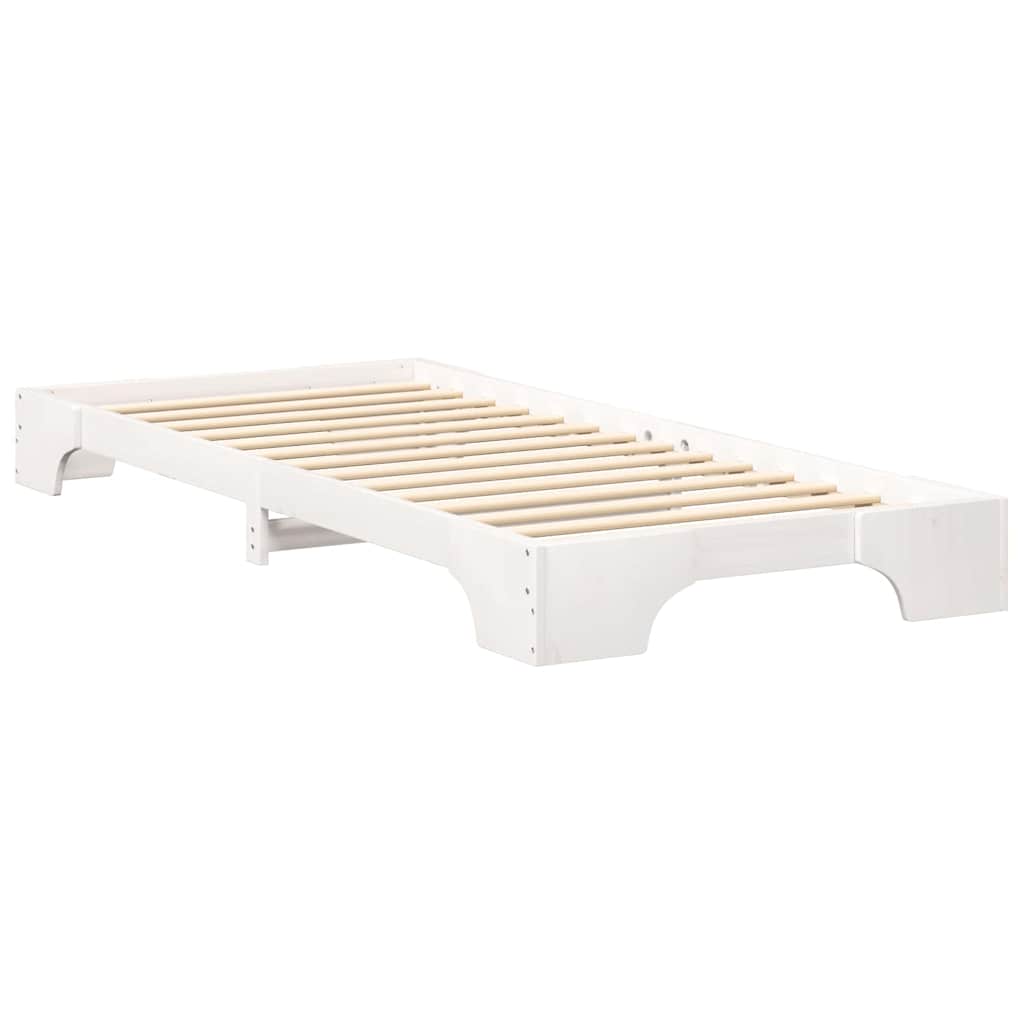 Sengestamme Hvit 100 x 210 cm Massiv furu