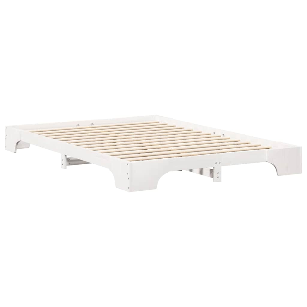Sengestamme Hvit 140 x 220 cm Massiv furu