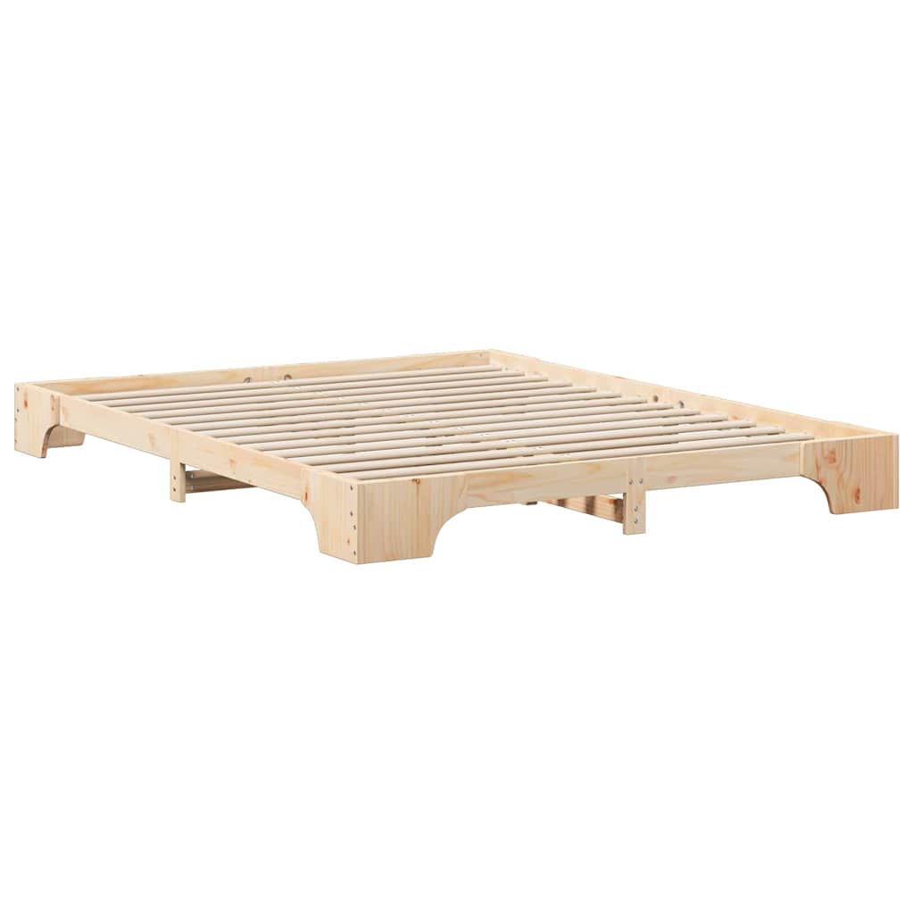 Sengestamme Brun 160 x 220 cm Massiv furu