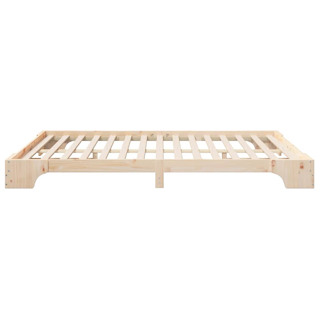 Sengestamme Brun 160 x 220 cm Massiv furu
