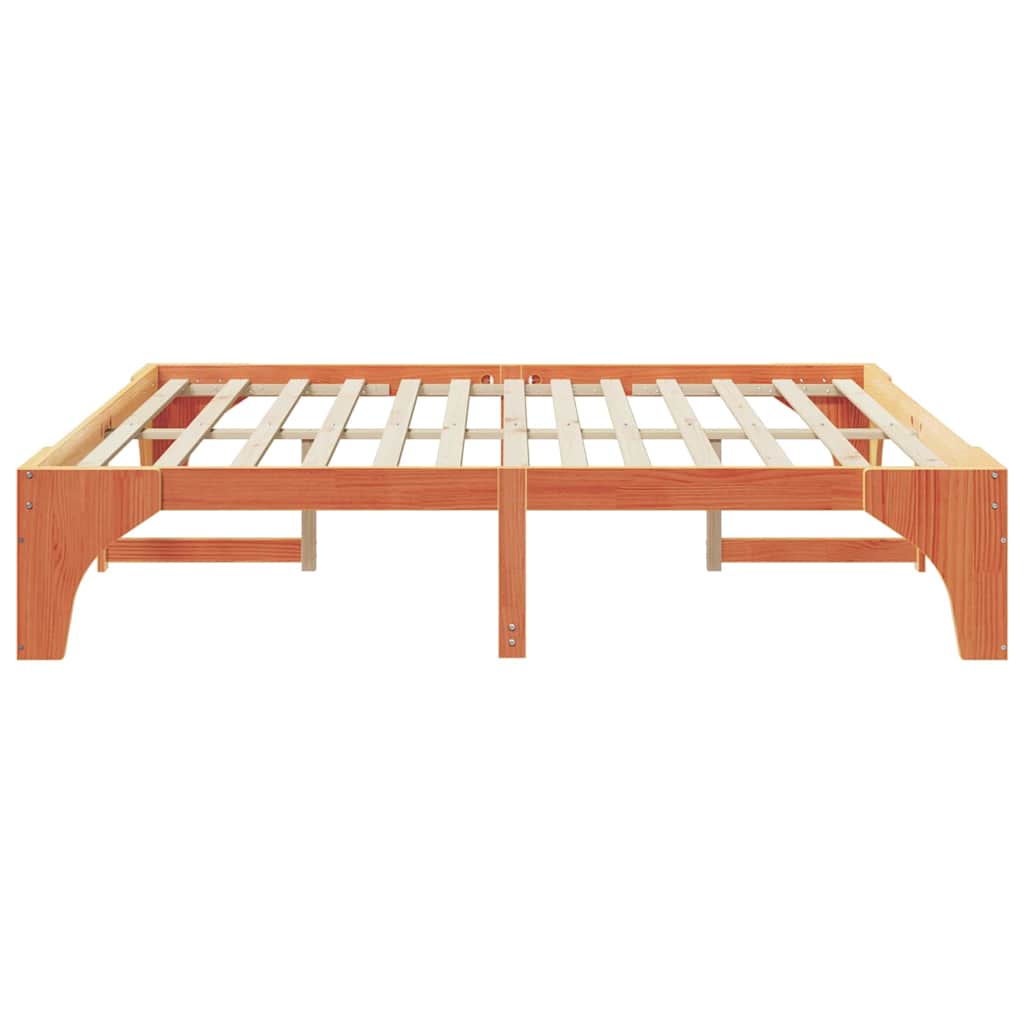 Sengestamme Brun 180 x 200 cm Massiv furu