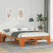 Sengestamme Brun 140 x 200 cm Massiv furu