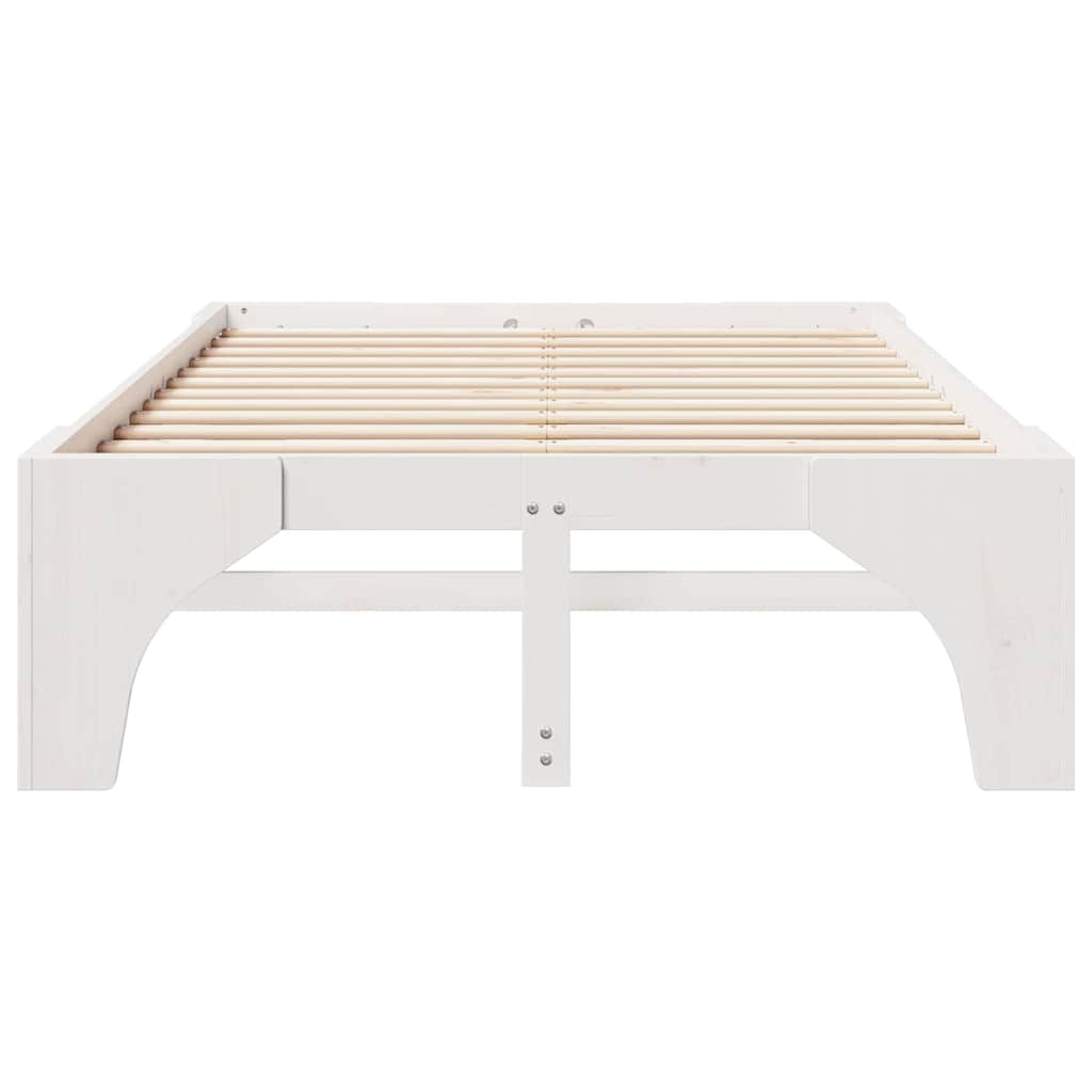 Sengestamme Hvit 120 x 200 cm Massiv furu