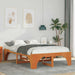 Sengestamme Brun 140 x 190 cm Massiv furu