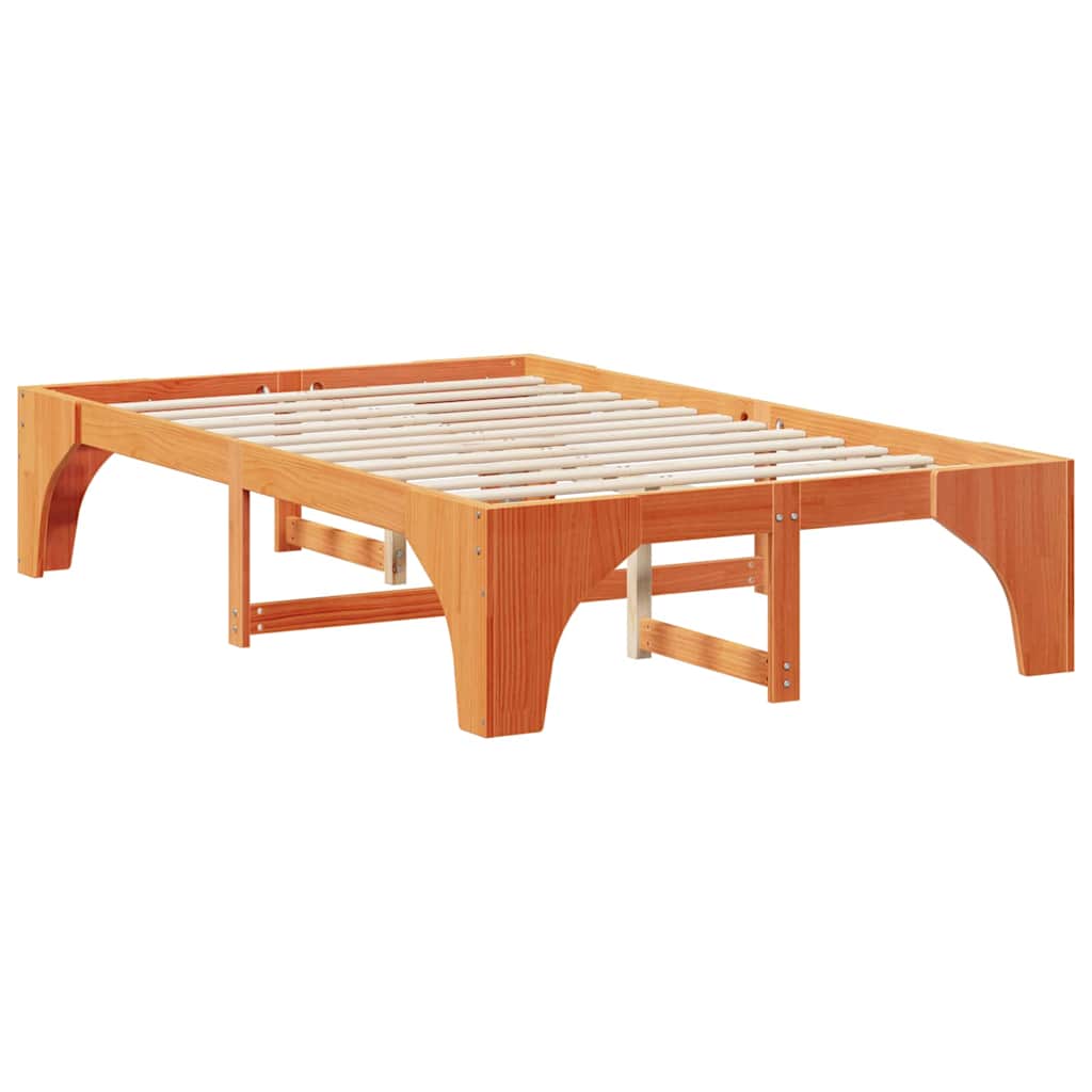 Sengestamme Brun 140 x 190 cm Massiv furu
