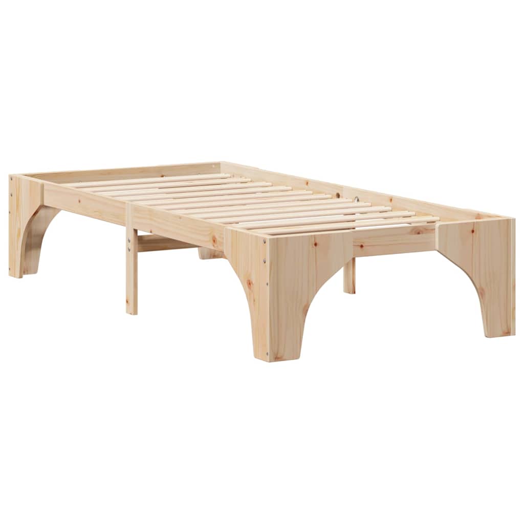 Sengestamme Brun 90 x 200 cm Massiv furu