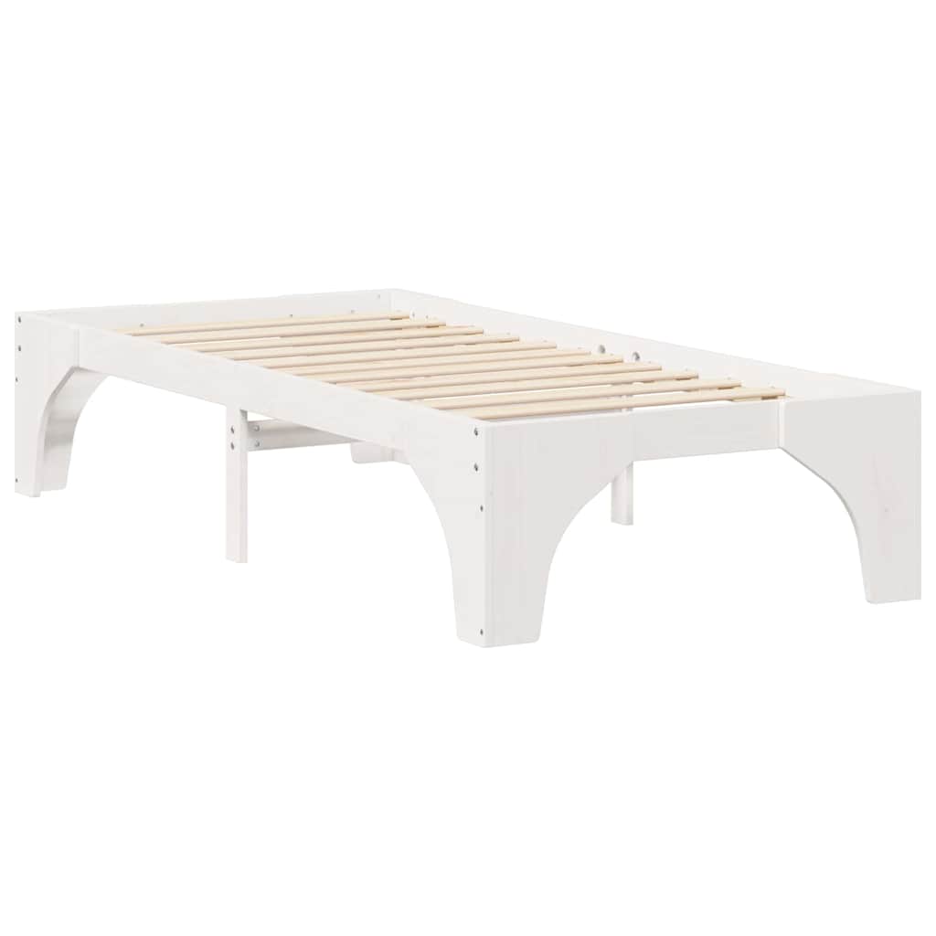 Sengestamme Hvit 90 x 190 cm Massiv furu