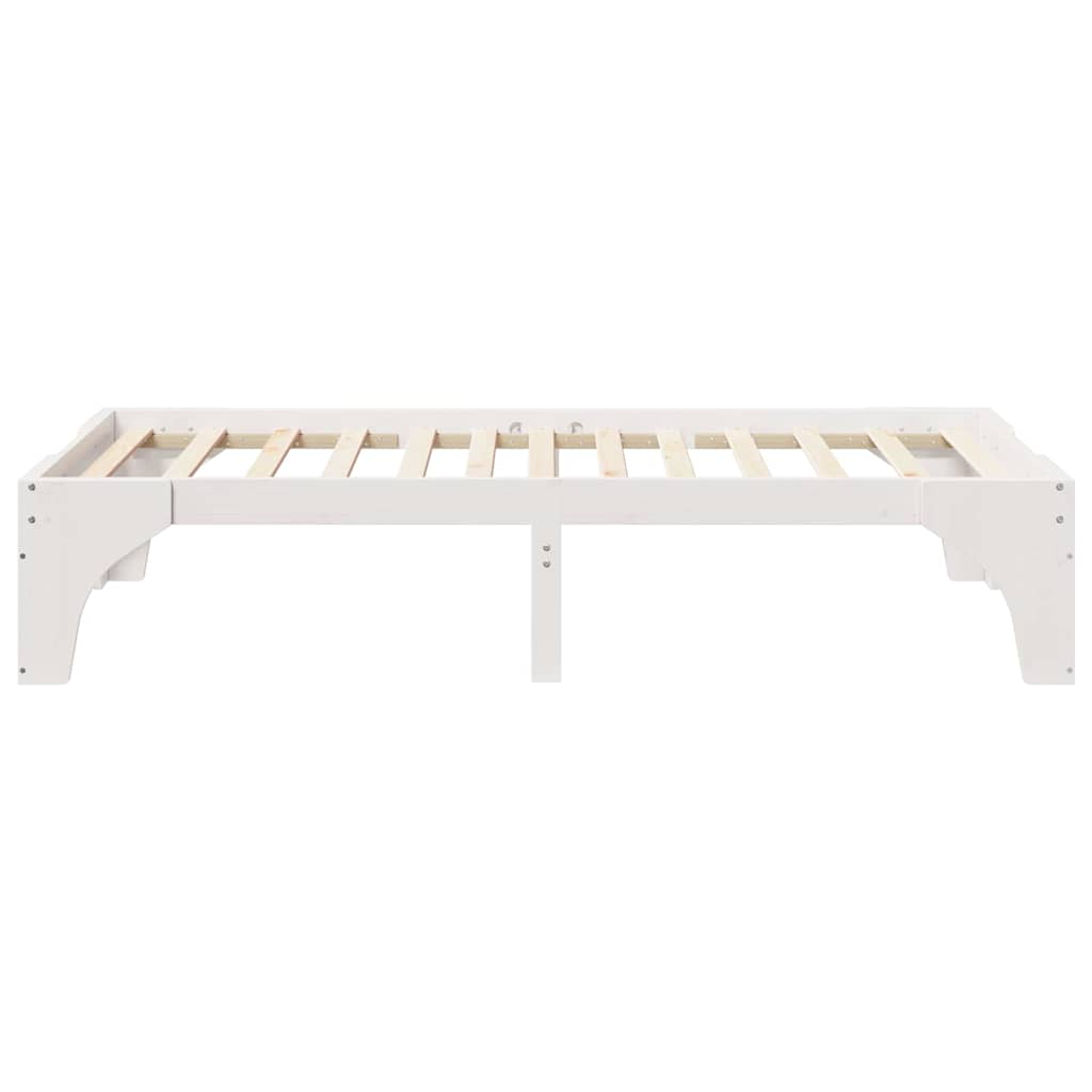 Sengestamme Hvit 90 x 190 cm Massiv furu