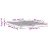 Gulvbedramme Brun 200 x 200 cm Heltre furu