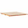 Gulvbedramme Voksbrun 200 x 200 cm Heltre furu