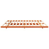 Gulvbedramme Voksbrun 200 x 200 cm Heltre furu