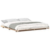 Gulvbedramme Brun 180 x 200 cm Heltre furu