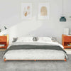 Gulvbedramme Voksbrun 180 x 200 cm Heltre furu