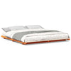 Gulvbedramme Voksbrun 180 x 200 cm Heltre furu