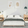 Gulvbedramme Brun 160 x 200 cm Heltre furu