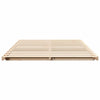 Gulvbedramme Brun 160 x 200 cm Heltre furu