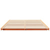 Gulvbedramme Voksbrun 160 x 200 cm Heltre furu