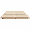 Gulvbedramme Brun 120 x 200 cm Heltre furu