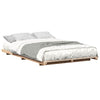 Gulvbedramme Brun 120 x 200 cm Heltre furu