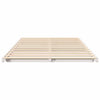 Gulvbedramme Hvit 120 x 200 cm Heltre furu