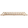 Gulvbedramme Brun 120 x190 cm Heltre furu