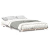 Gulvbedramme Hvit 120 x190 cm Heltre furu