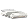 Gulvbedramme Hvit 120 x190 cm Heltre furu