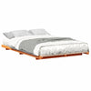 Gulvbedramme Voksbrun 120 x190 cm Heltre furu