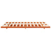 Gulvbedramme Voksbrun 120 x190 cm Heltre furu