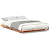 Gulvbedramme Voksbrun 120 x190 cm Heltre furu