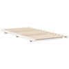 Gulvbedramme Hvit 80 x 200 cm Heltre furu