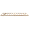 Gulvbedramme Brun 90 x 190 cm Heltre furu