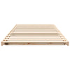 Gulvbedramme Brun 75 x 190 cm Heltre furu