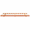 Gulvbedramme Voksbrun 75 x 190 cm Heltre furu